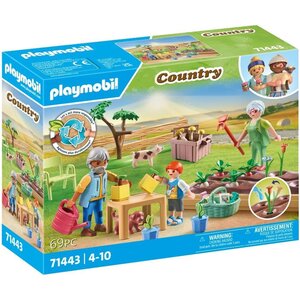 PLAYMOBIL 71443 - Grands-Parents et potager - Country