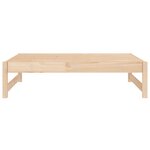 vidaXL Repose-pied de jardin 120x80 cm bois de pin massif