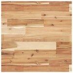 vidaXL Dessus de table carré 50x50x4 cm bois massif d'acacia