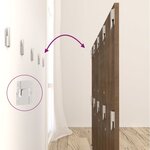 vidaXL Tête de lit Chêne marron 160x1 5x80 cm Bois d'ingénierie