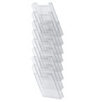 Trieur mural modulable vertical 8 compartiments a4 - cristal - exacompta