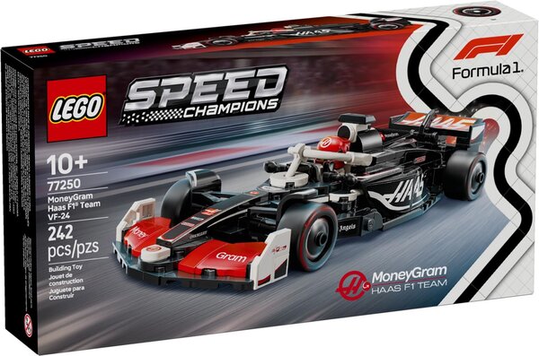 LEGO Speed Champions - Modèle F1 MoneyGram Haas Team VF-24 - 77250 pour les passionnés de Formule 1