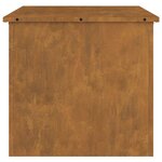 vidaXL Boîte de Rangement Extérieure Marron 55 x 50.5 x 50 cm