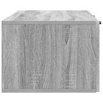 vidaXL Meuble TV mural Sonoma gris 98 x 41 x 30 cm Bois d'ingénierie