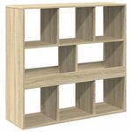 vidaXL Bibliothèque/Séparateur de pièce chêne sonoma 100x33x94 5 cm