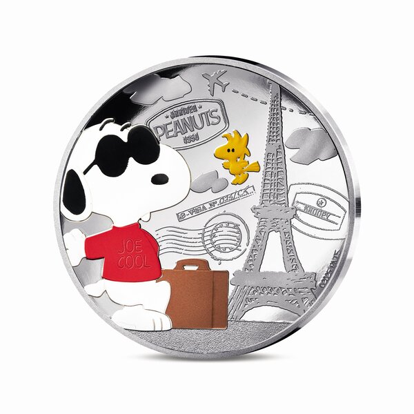 Snoopy - Monnaie de 10€  Argent