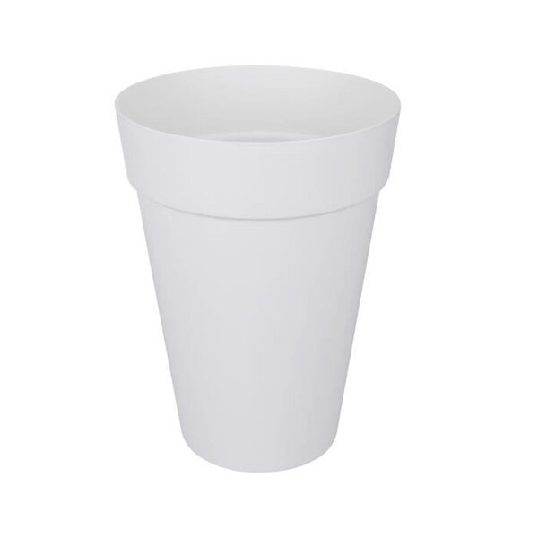 Pot de fleur Plastique Rond Loft Urban Blanc Ø 34 x 45 6 cm 23 l
