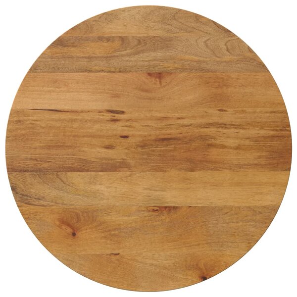 vidaXL Dessus de table Ø 70x3 8 cm rond bois de manguier massif