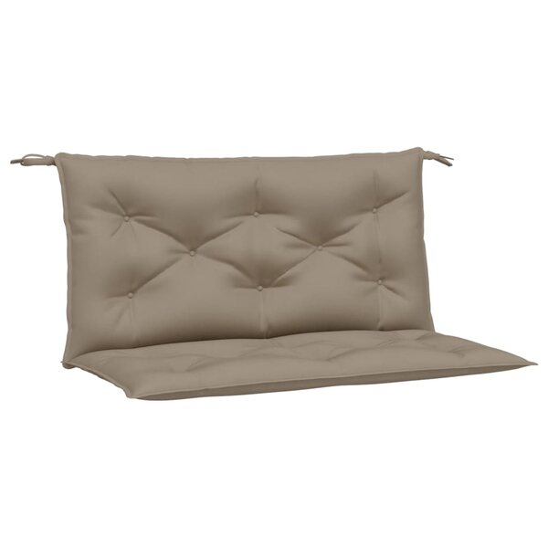 vidaXL Coussins de banc de jardin 2 Pièces taupe 100x50x7 cm tissu Oxford