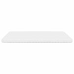 vidaXL Matelas en mousse blanc 200x210 cm 7 zones dureté 20 ILD