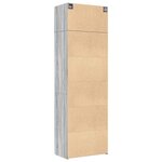 vidaXL Armoire de rangement sonoma gris 70x42 5x225 cm