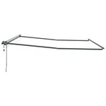 vidaXL Auvent avec Anthracite 4 × 3 5 m Métal