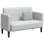 vidaXL Coussin de Dos Gris clair 45 x 20 x 35 cm