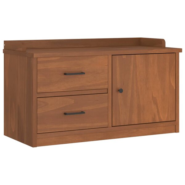 vidaXL Banc de couloir SANDNES 87x40x50 cm bois de pin massif