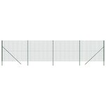 vidaXL Clôture en treillis métallique vert 1 6x10 m acier galvanisé
