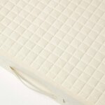 Coussin d'assise déhoussable pour canapé 3 places en coton  Beige - HOMESCAPES