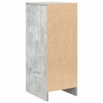 vidaXL Buffet gris béton 29 5x34x76 cm bois d'ingénierie