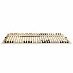 vidaXL Sommier à lattes Marron 80 x 190 cm Bois de hêtre massif