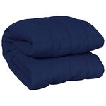 vidaXL Couverture lestée Bleu 138x200 cm 6 kg Tissu