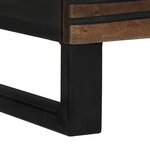 vidaXL Cabinet de chevet Noyer 50 x 33 x 60 cm bois de manguier massif
