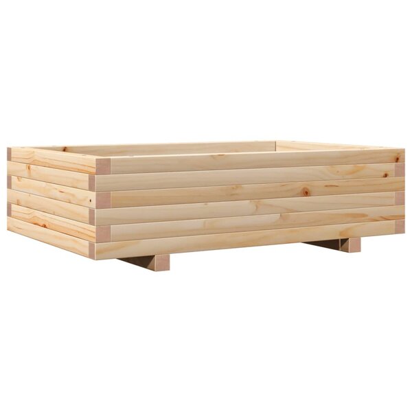 vidaXL Jardinière 90x60x26 5 cm bois de pin massif