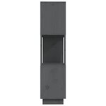 vidaXL Bibliothèque/Séparateur de pièce Gris 80x25x101 cm Pin massif