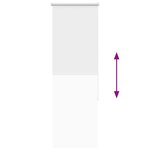 vidaXL Store enrouleur occultant largeur du tissu 45 7 cm polyester