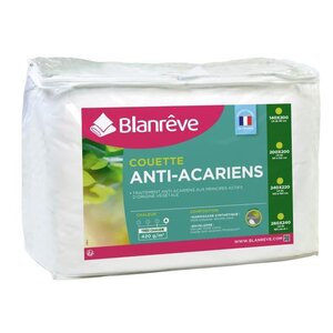 Couette très chaude Percale anti-acariens 420 g/ m² - 140 x 200 cm