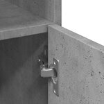 vidaXL Armoire de salle de bain Gris béton 30x30x179 cm Aggloméré