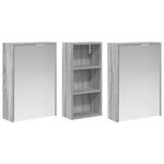 vidaXL Ensemble de Meubles de Salle de Bain 3 Pièces 116 x 16 x 62 5 cm