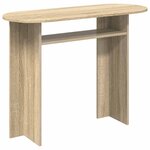 vidaXL Table console Chêne Sonoma 100 x 39 5 x 75 cm Bois d'ingénierie