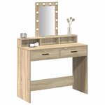 vidaXL Table de Toilette Marron 100 x 41 x 140 cm Bois d'ingénierie