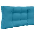 vidaXL Coussin de canapé d'extérieur 3 Pièces Bleu royal Polyester