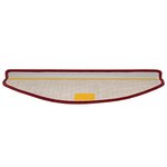 vidaXL Tapis d'escalier auto-adhésifs 15 Pièces Rouge 65 x 21 x 4 cm