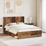 vidaXL Tête de lit Bois ancien Bois d'ingénierie