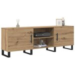 vidaXL Meuble TV Chêne artisanal 150 x 30 x 50 cm Bois d'ingénierie