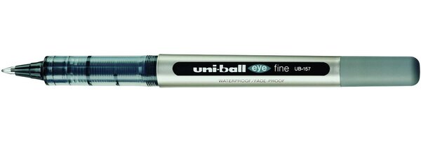 Roller encre liquide EYE UB157 pointe moyenne 0 7mm noir UNI-BALL