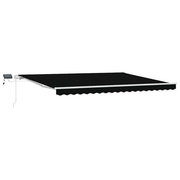 vidaXL Auvent Rétractable with 450 × 300 cm Noir