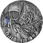 Pièce de monnaie en Argent 50 Dollars g 1000 (1 Kg) Millésime 2025 The Witcher Book SEASON OF STORMS
