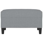 vidaXL Repose-pied Gris clair 70x55x41 cm Tissu