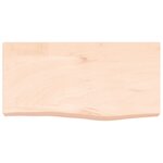 vidaXL Étagère murale 60x30x(2-6) cm bois de chêne massif non traité