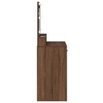 vidaXL Coiffeuse Chêne brun 79 x 41 x 135 cm Bois d'ingénierie