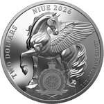 Monnaie WINGED LIBERTY 1 Oz Argent 2$ Niue 2026 (PRÉCOMMANDE)