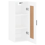 vidaXL Armoire murale blanc 34 5x34x90 cm bois d'ingénierie