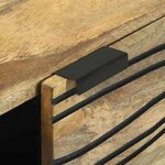 vidaXL Buffet Marron 80 x 33 x 75 cm bois de manguier massif