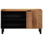 Meuble TV vidaXL 80x31 5x46 cm en bois d'acacia massif