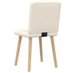 vidaXL Chaises à manger lot de 2 Lin