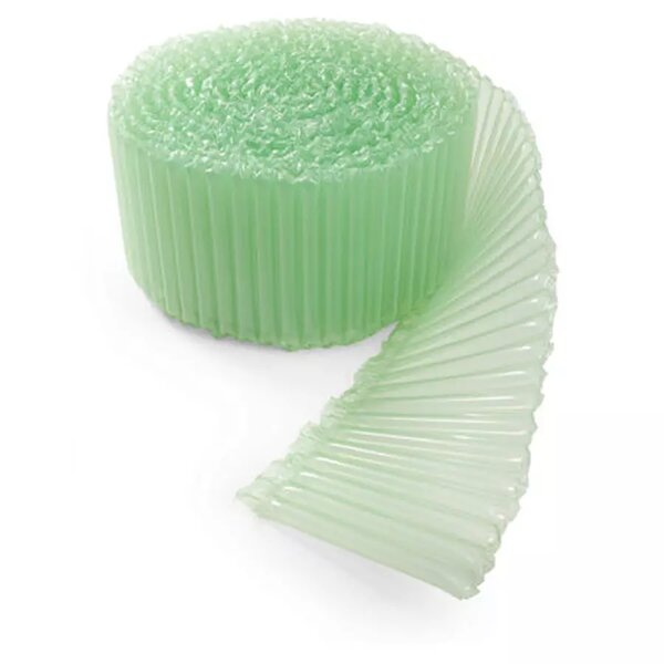 Coussins d'air en tube protection produit (carton de 8883) 41x6cm 533M PEBD recyclé 35µ vert – Bulteau Systems