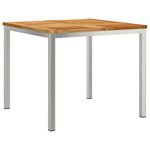 Ensemble repas jardin 5 pièces en teck massif
