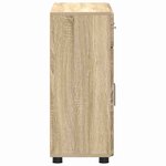 vidaXL Buffet avec étagère FLORIN Chêne Sonoma 88 5 x 30 5 x 73 cm